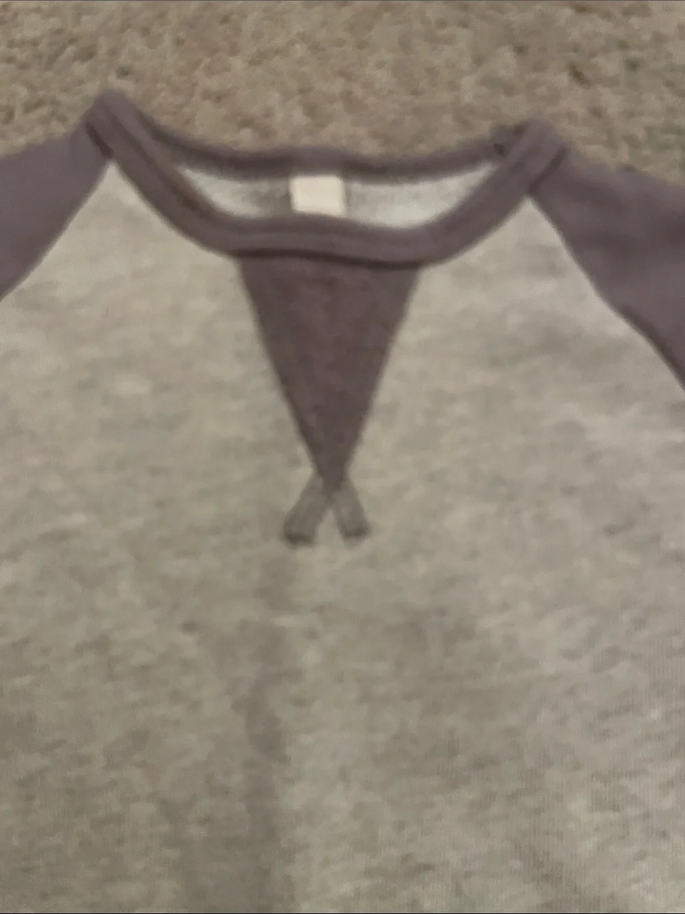 Childhood’s Clothing Two-Tone Gray & Lavender Kids Sweatsuit Set